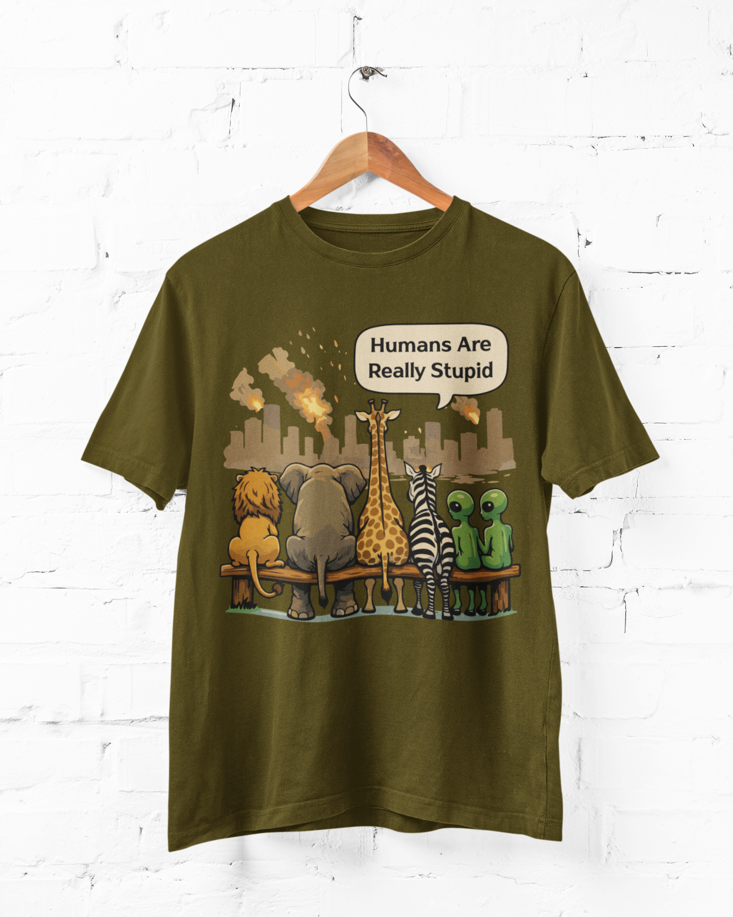 HUMANS ARE REALLY STUPID - ADULT TEE