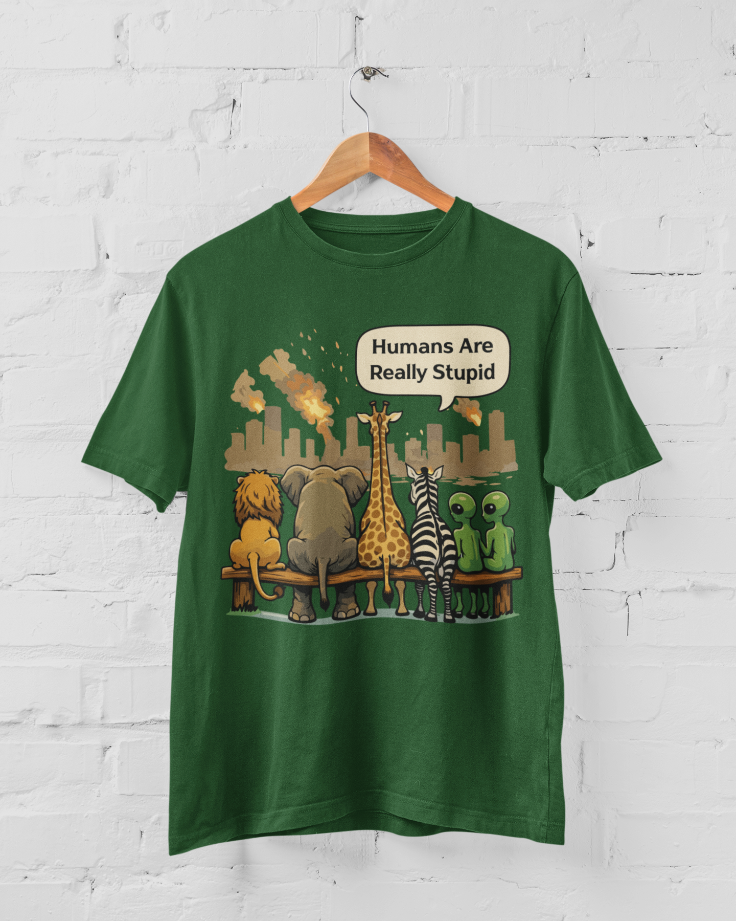 HUMANS ARE REALLY STUPID - ADULT TEE