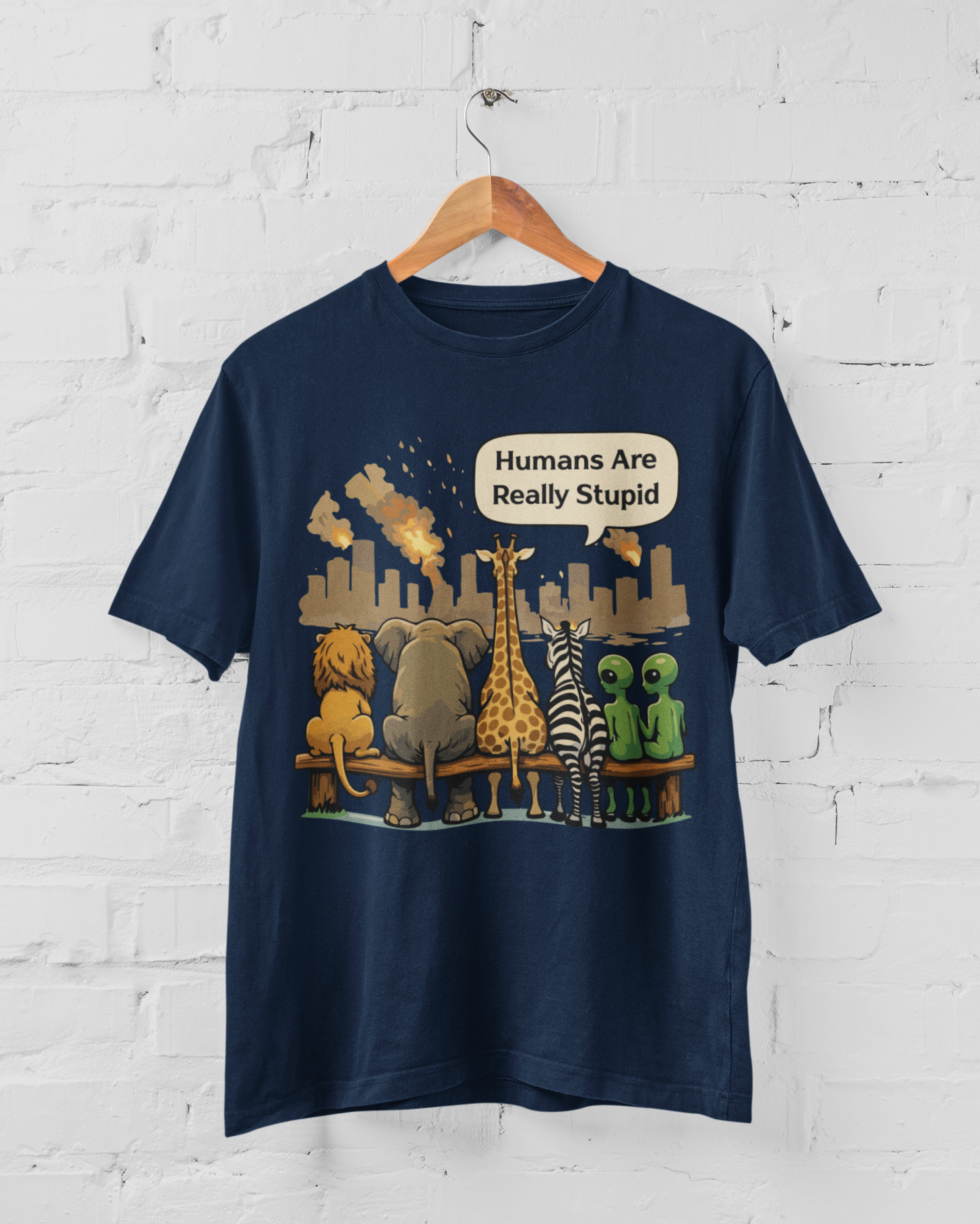 HUMANS ARE REALLY STUPID - ADULT TEE