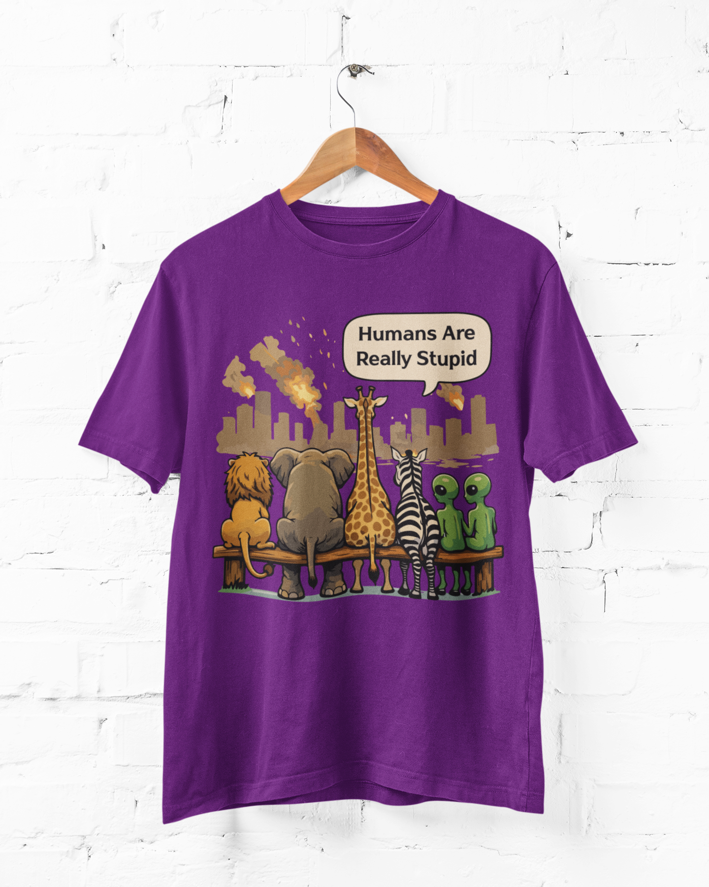 HUMANS ARE REALLY STUPID - ADULT TEE
