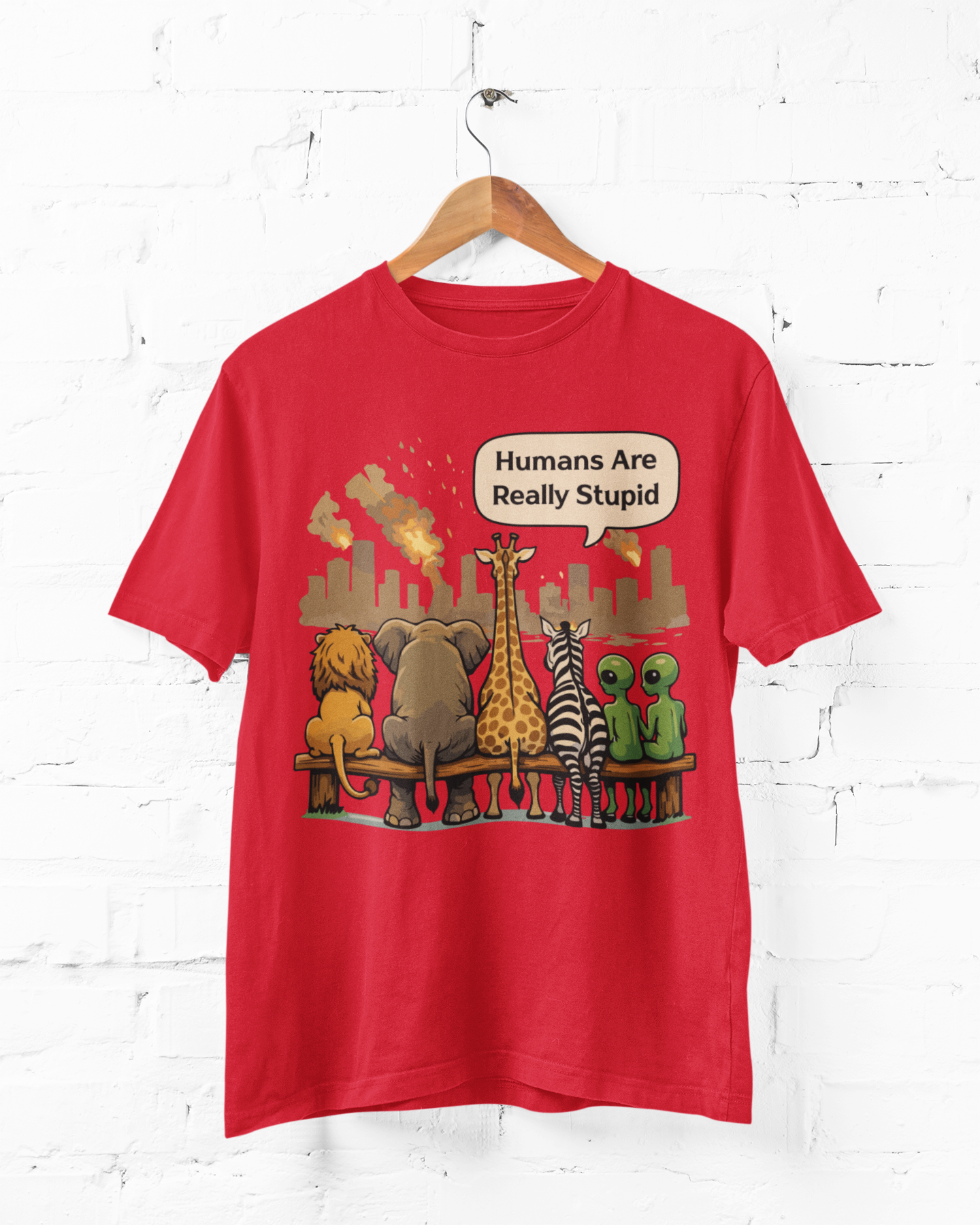 HUMANS ARE REALLY STUPID - ADULT TEE