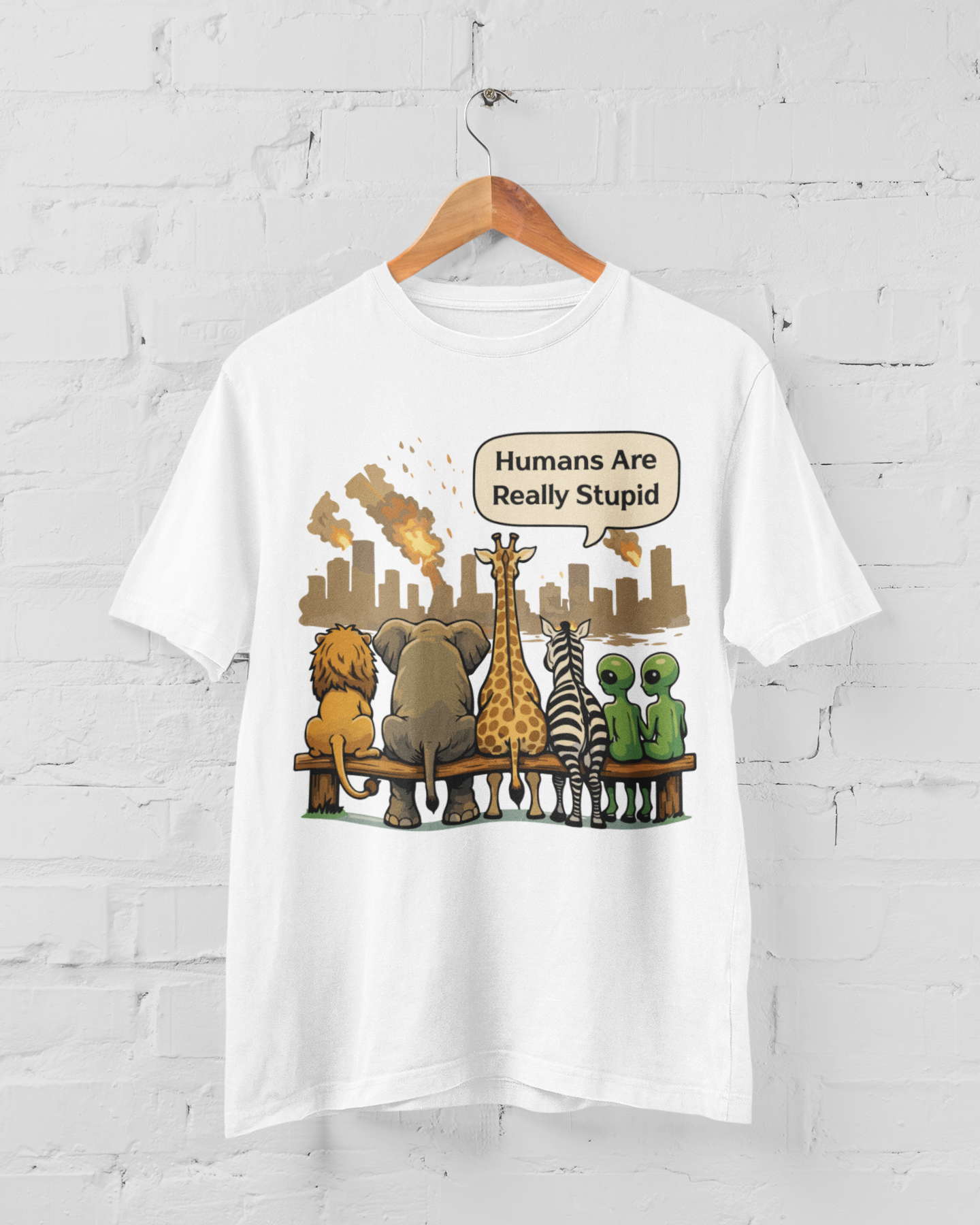 HUMANS ARE REALLY STUPID - ADULT TEE