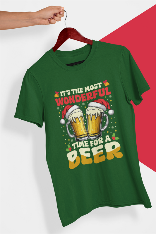 Its The Most Wonderful Time For A Beer - Adult Tee