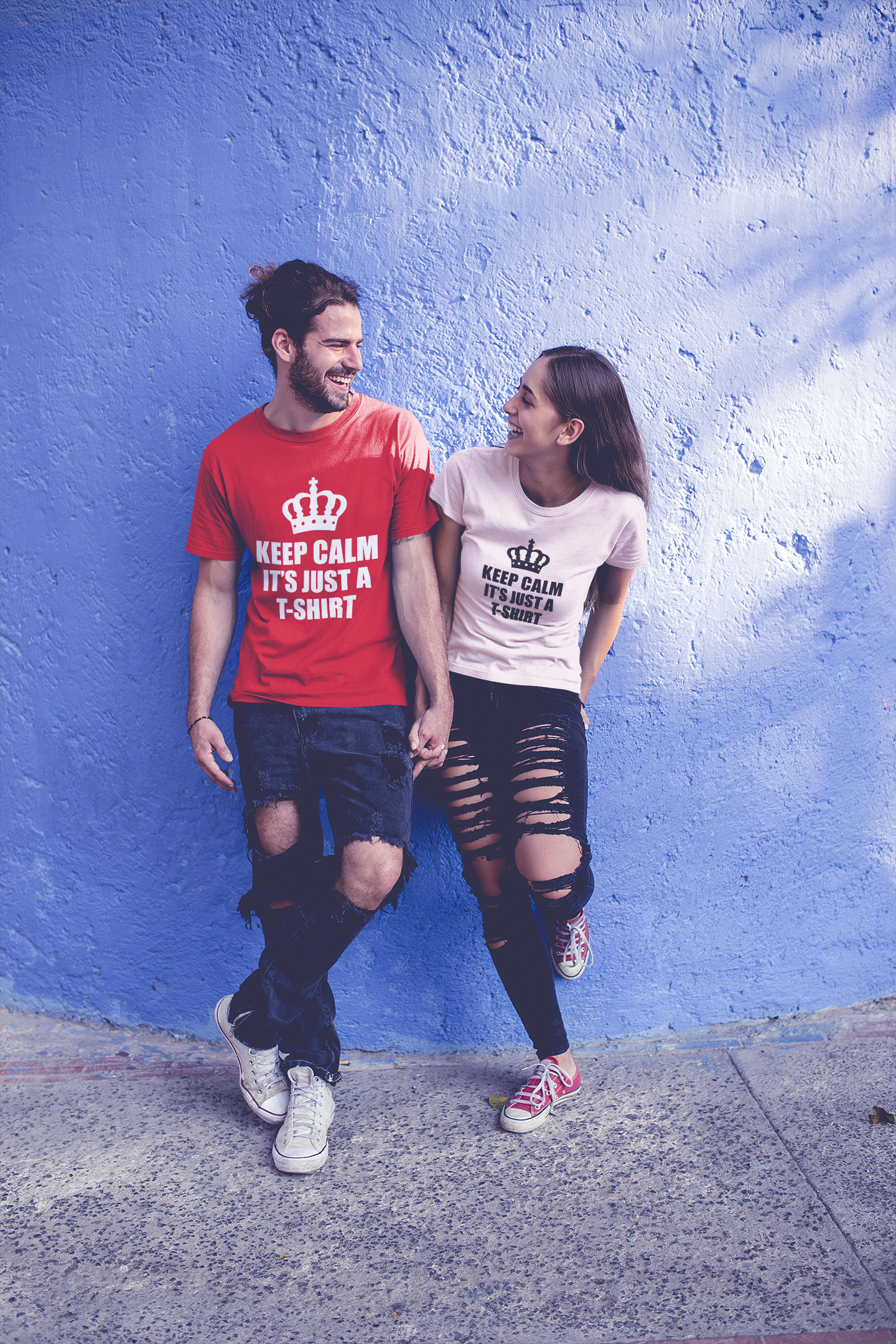 KEEP CALM, ITS JUST A T-SHIRT - ADULT TEE
