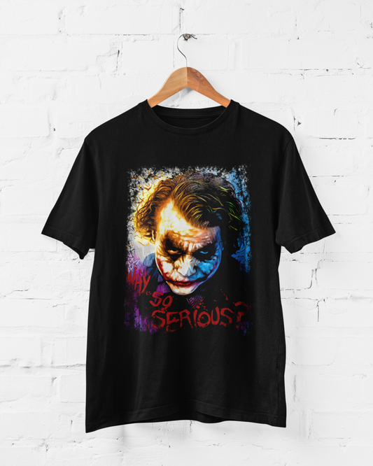 JOKER - WHY SO SERIOUS- Adult Tee