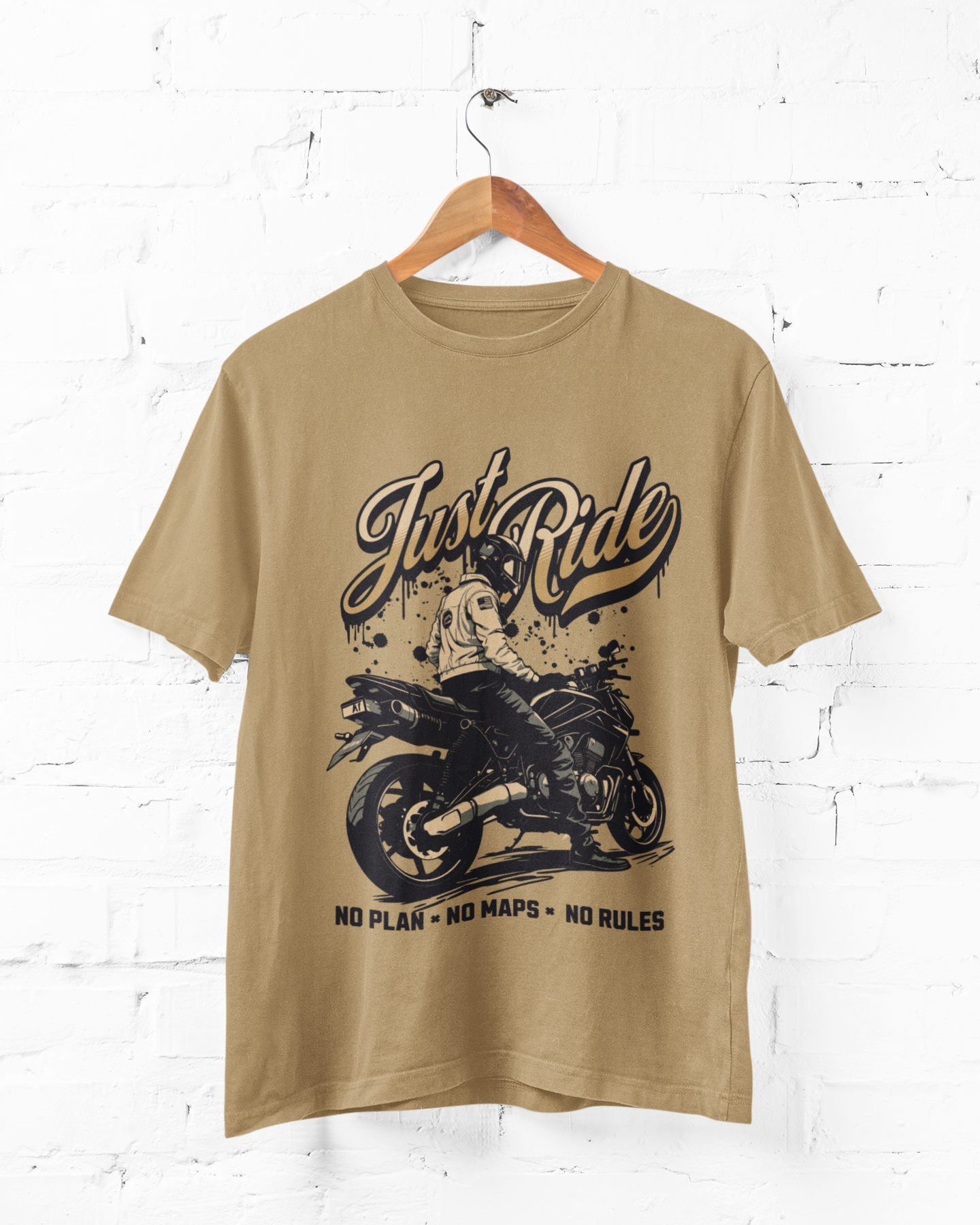JUST RIDE  - Adult Tee