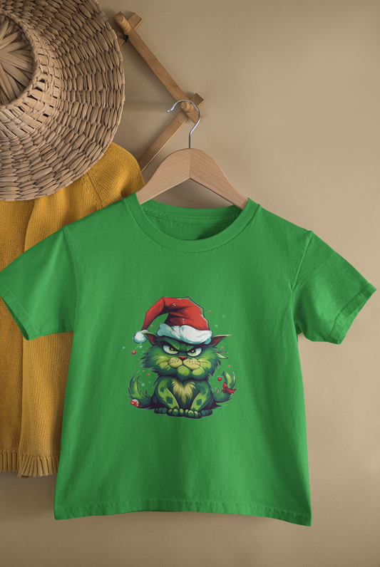 Cat Grinch Kids Tee
