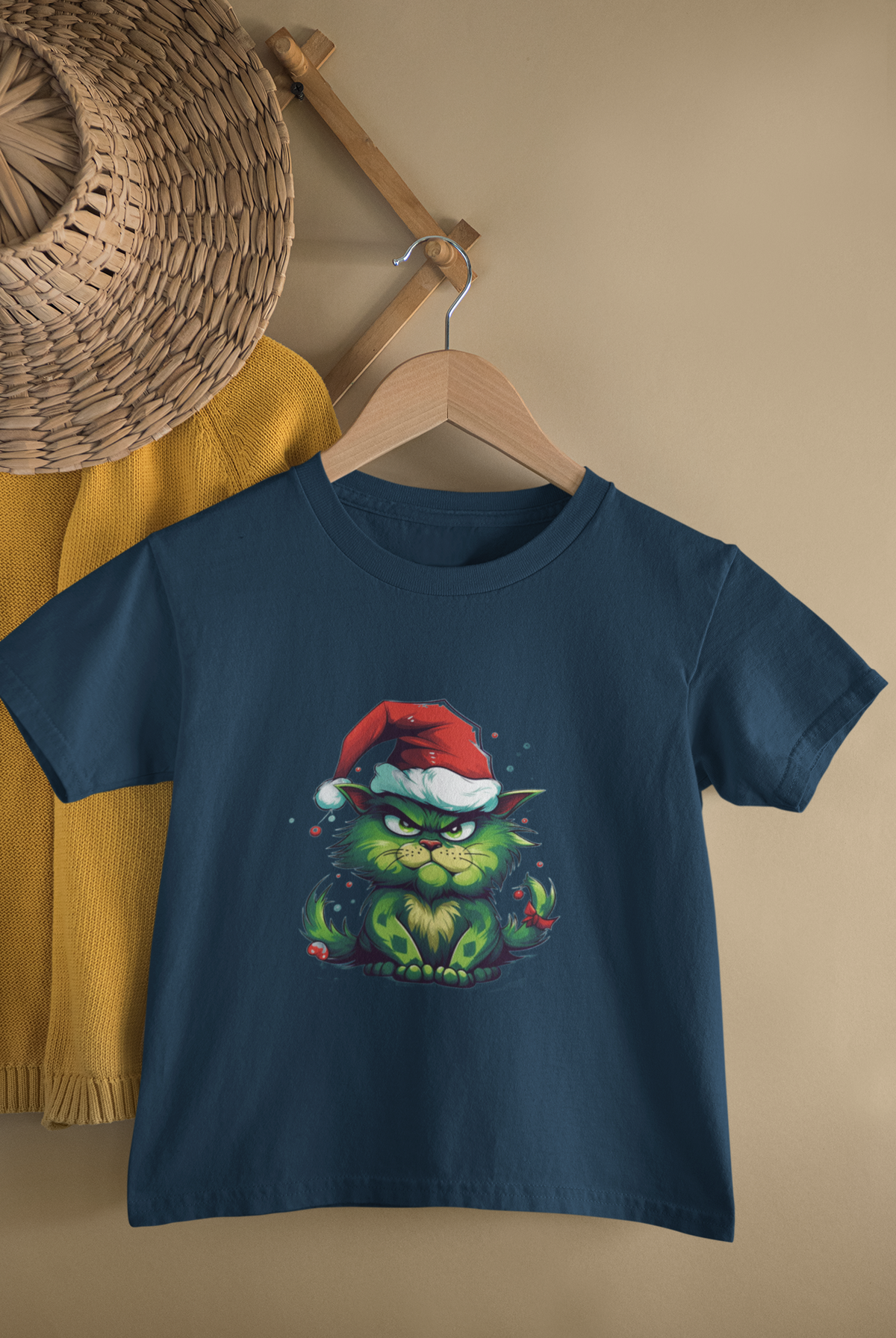Cat Grinch Kids Tee