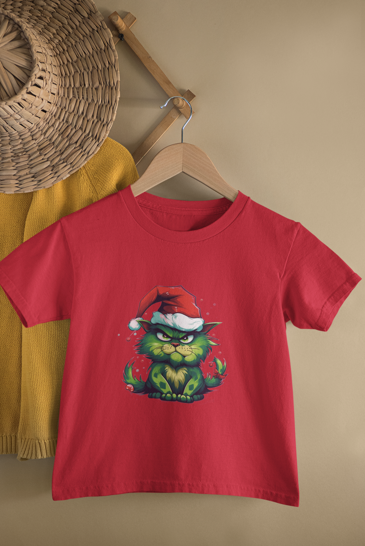 Cat Grinch Kids Tee