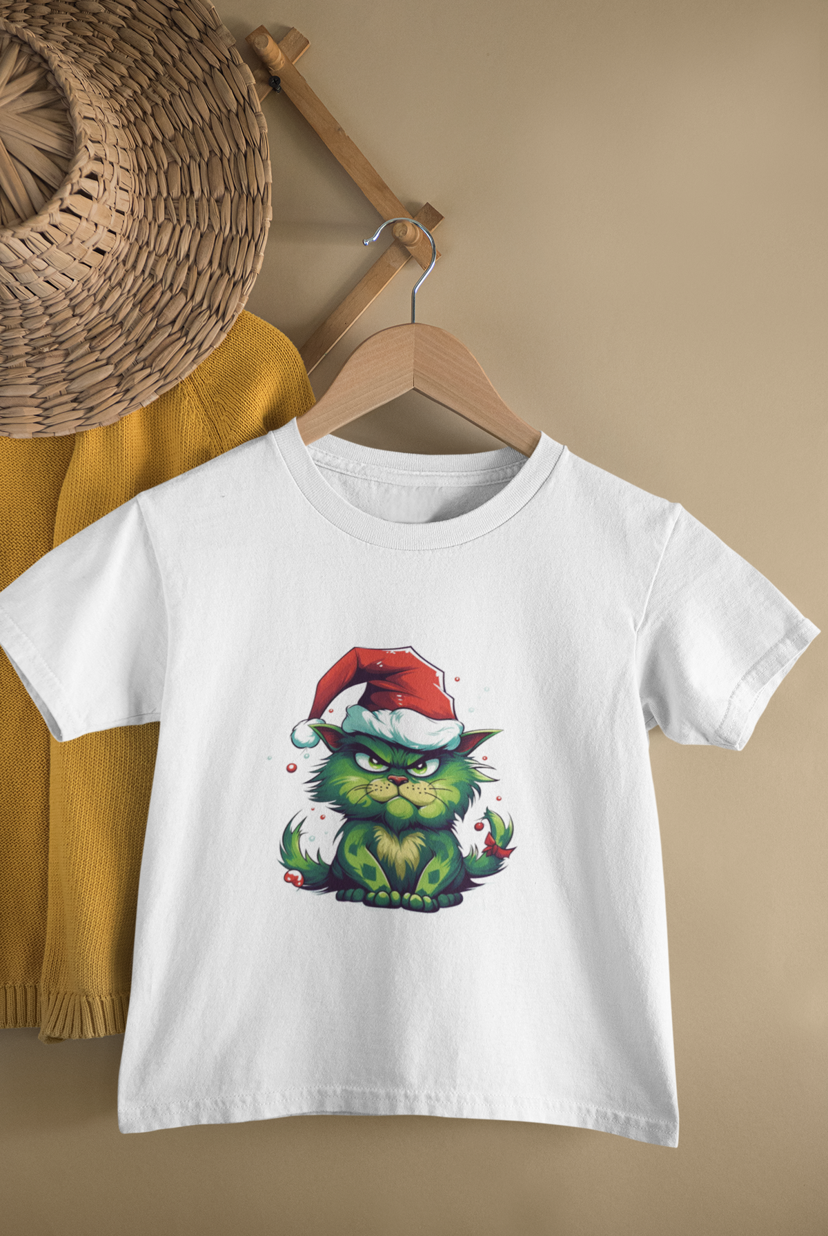 Cat Grinch Kids Tee