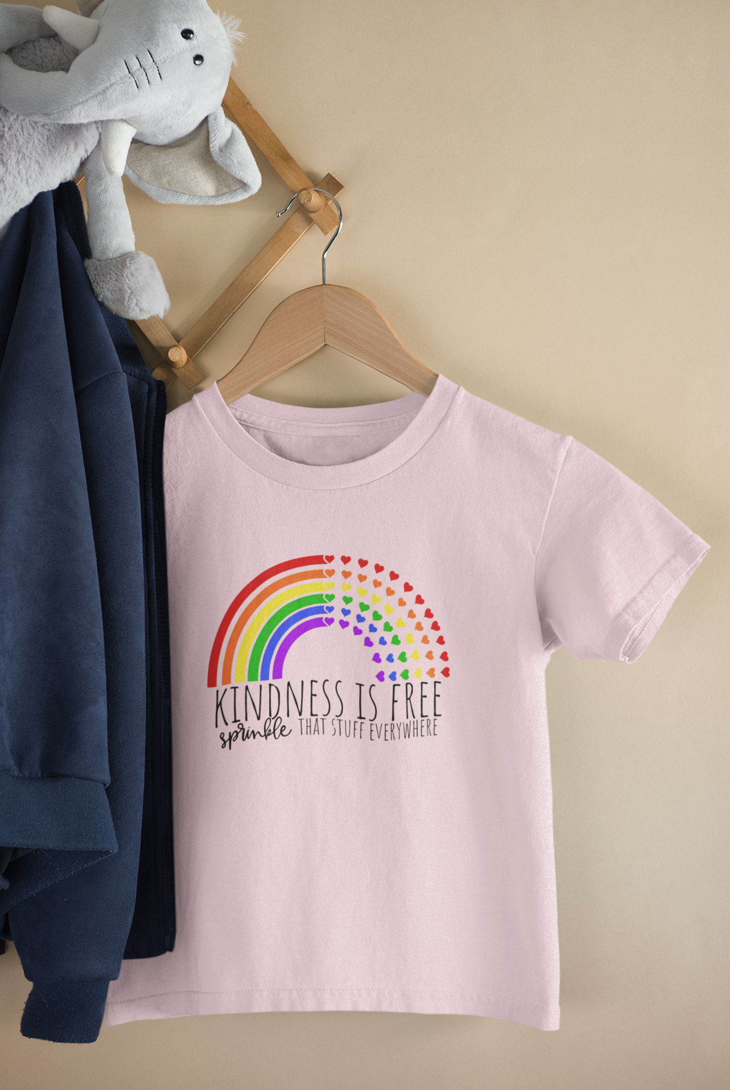 Pink T-Shirt Day - Kindness Is Free - Kids Tee