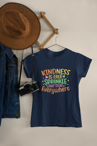 Kindness Is Free (pastels) - Adult tee