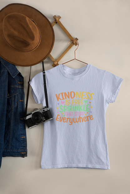 Kindness Is Free (pastels) - Adult tee