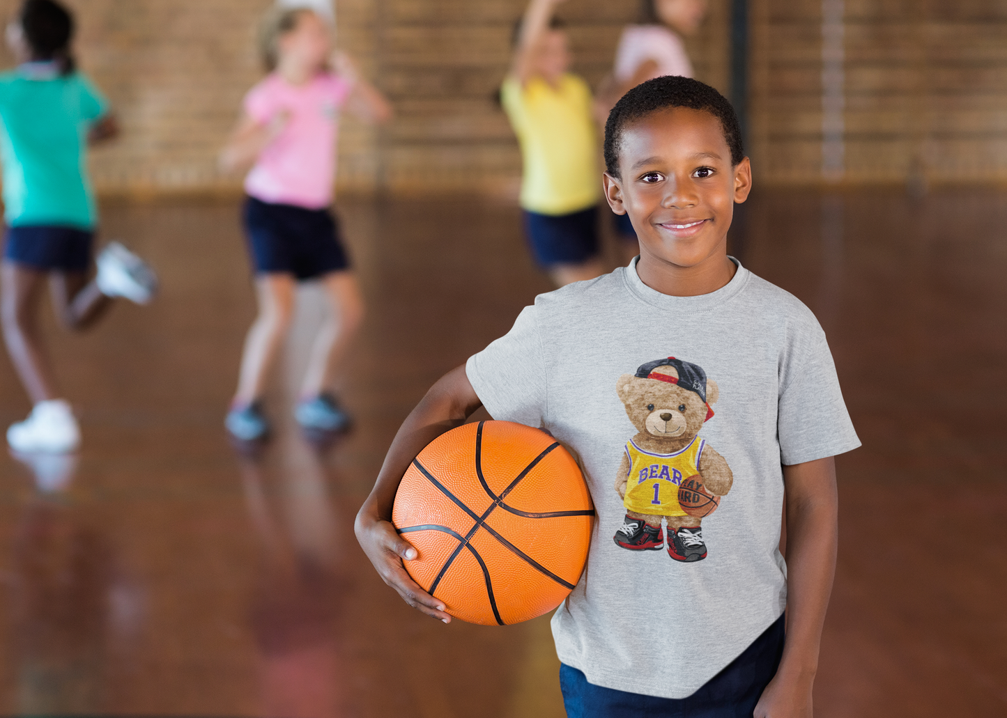 LA LAKER BEAR - CHILDRENS TEE