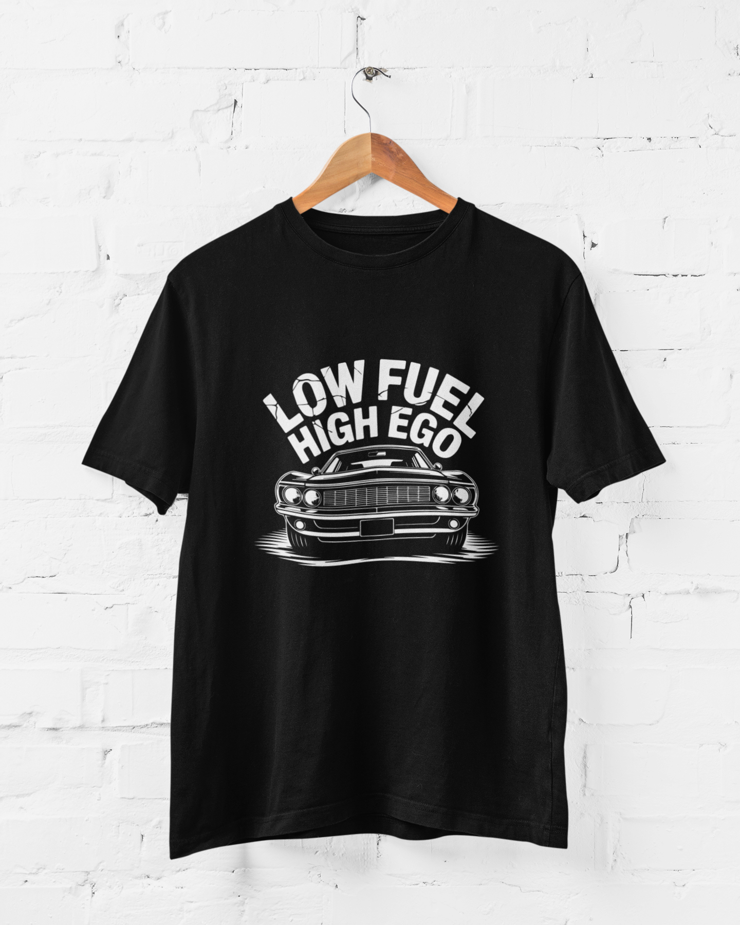 LOW FUEL, HIGH EGO  - ADULT TEE