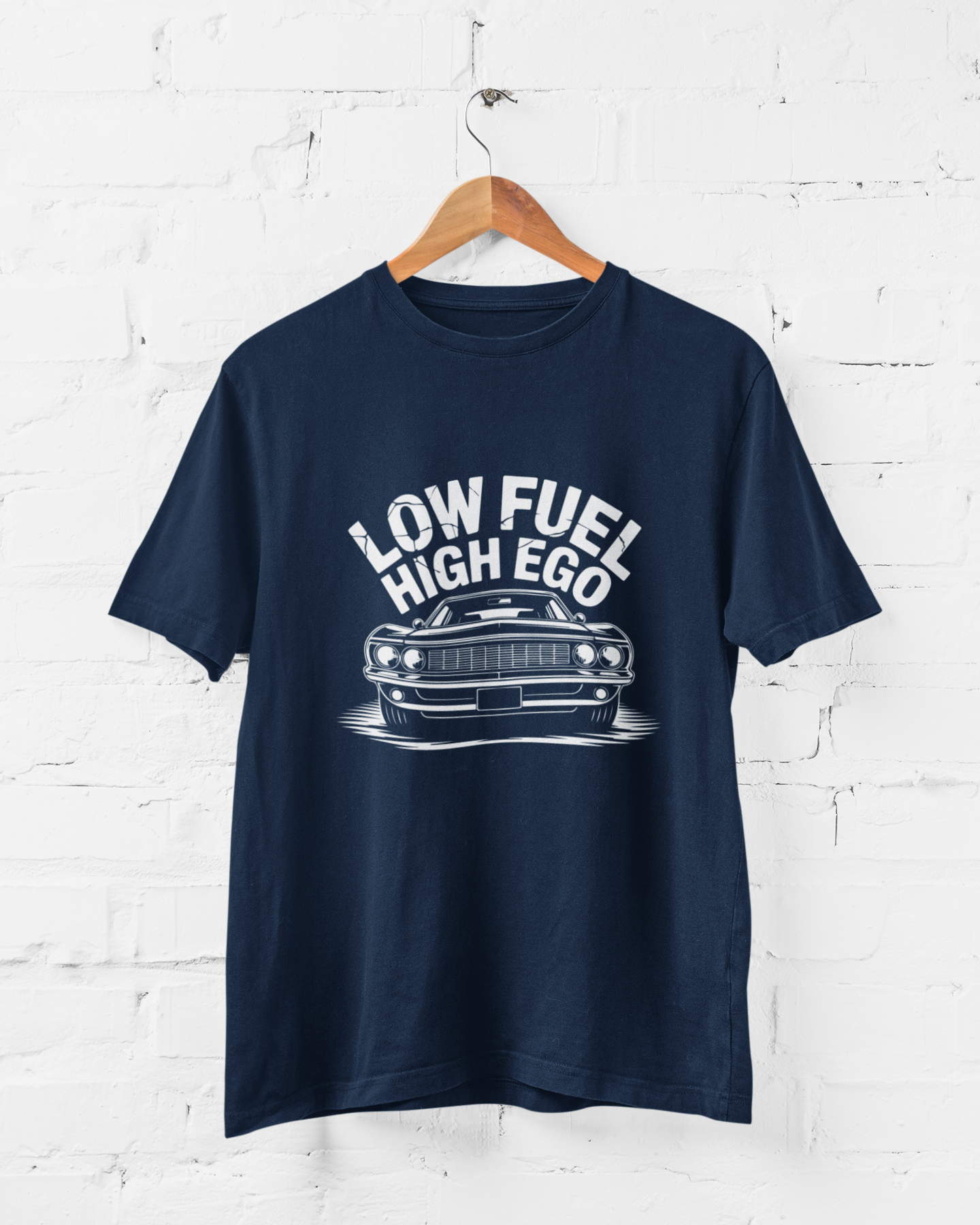 LOW FUEL, HIGH EGO  - ADULT TEE