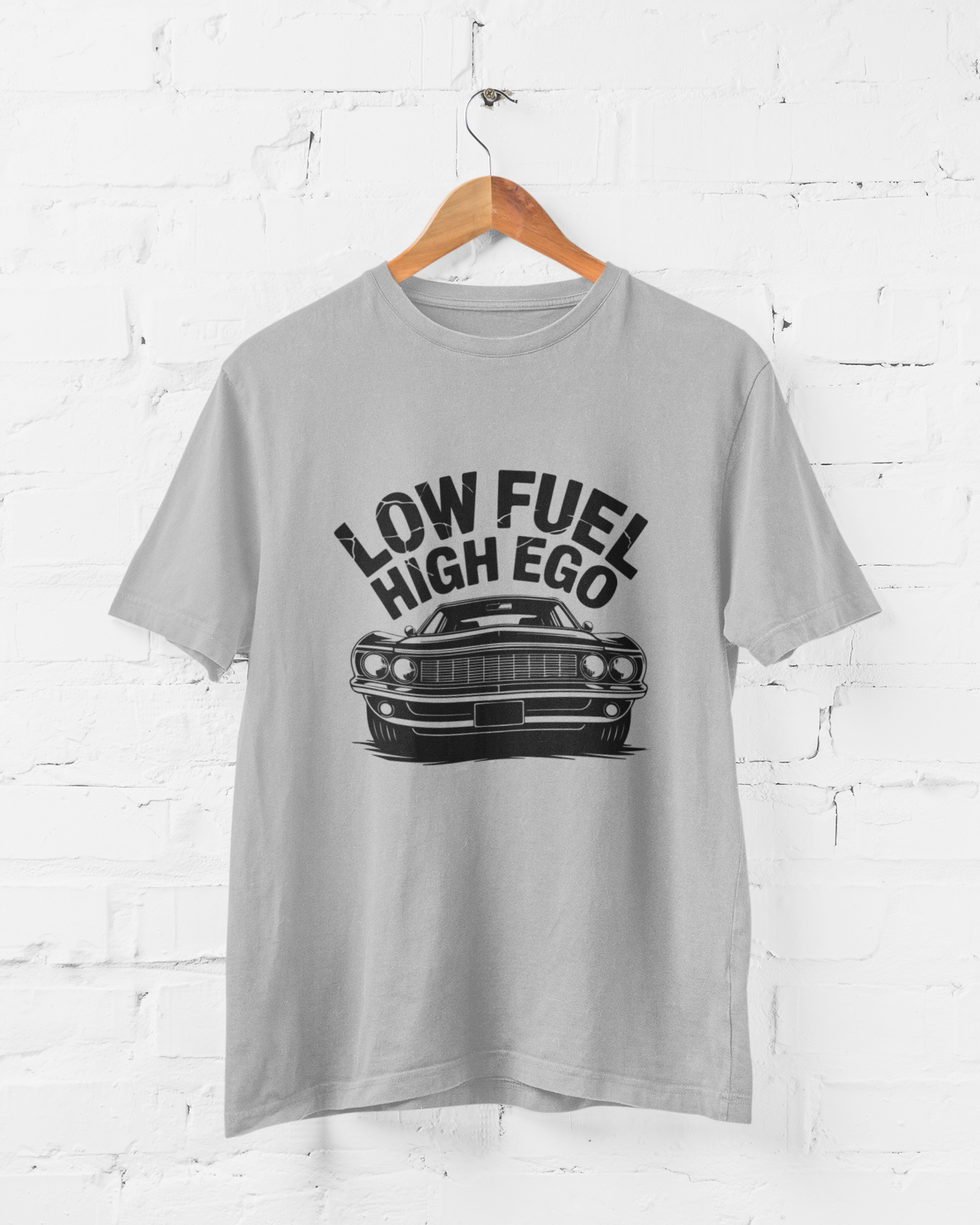LOW FUEL, HIGH EGO  - ADULT TEE