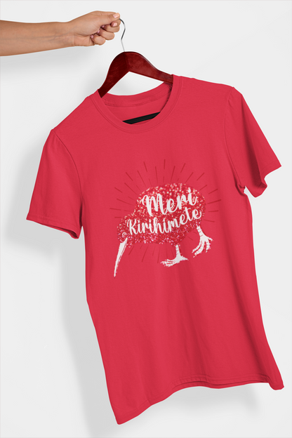 Meri Kirihimete Kiwi - Adult Tee