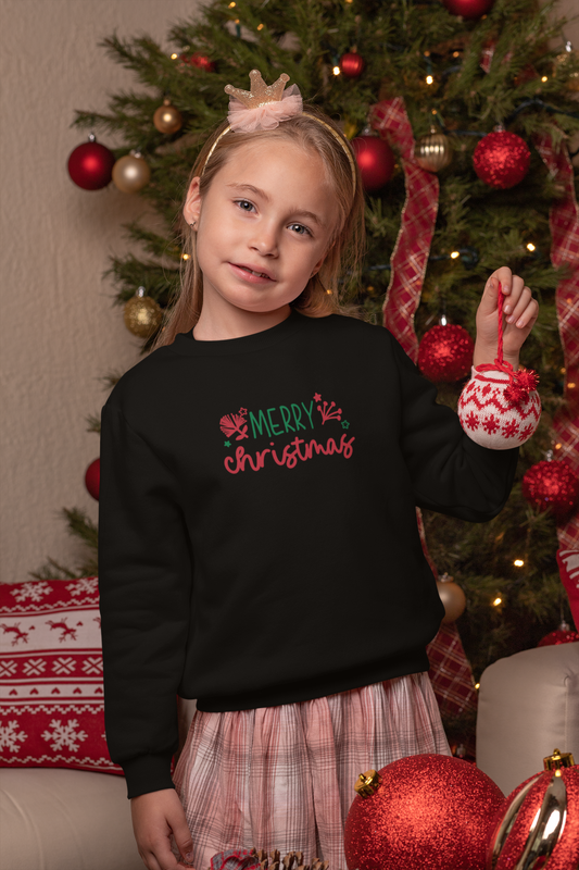 Merry Christmas - Kids Crewneck