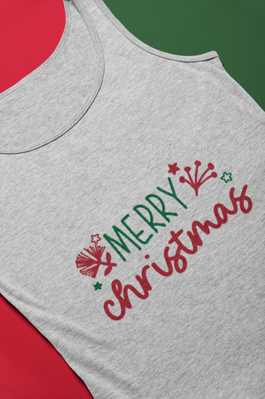 Merry Christmas -  Adult Singlet/Tank
