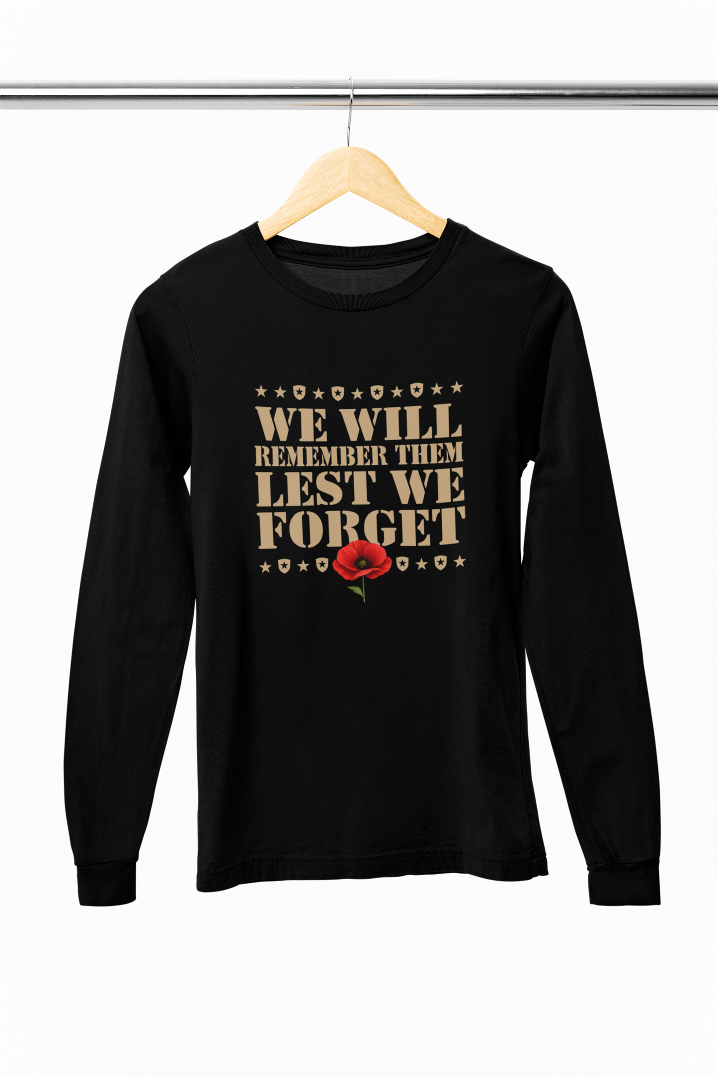 Anzac - We Will Remember Them - 2026 - Adult Long Sleeve Tee