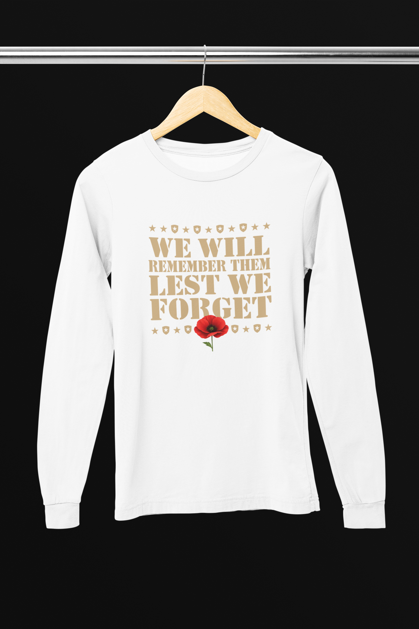 Anzac - We Will Remember Them - 2026 - Adult Long Sleeve Tee
