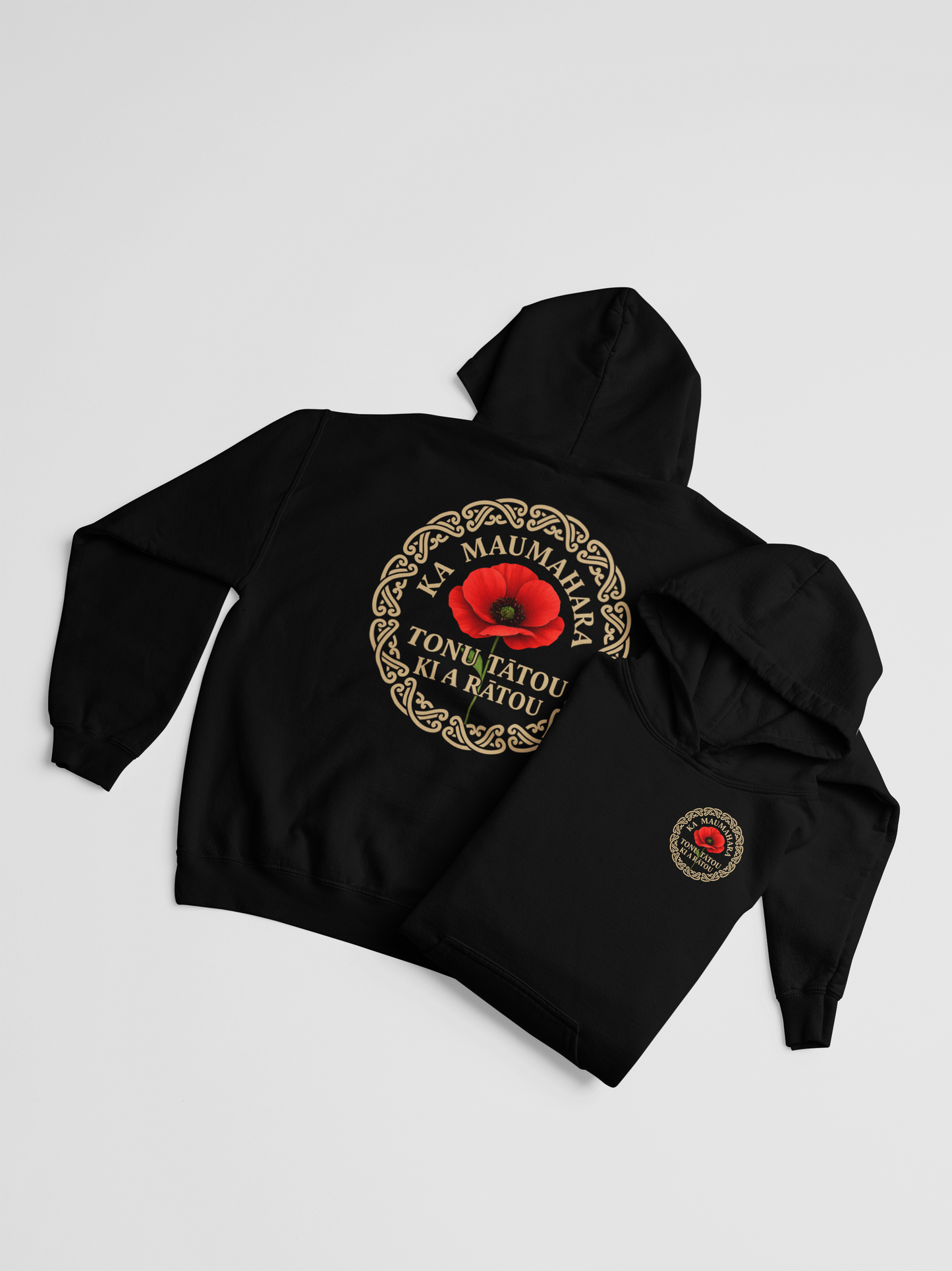 Ka maumahara tonu tātou ki a rātou- Anzac 2026 - Adult Hoodie