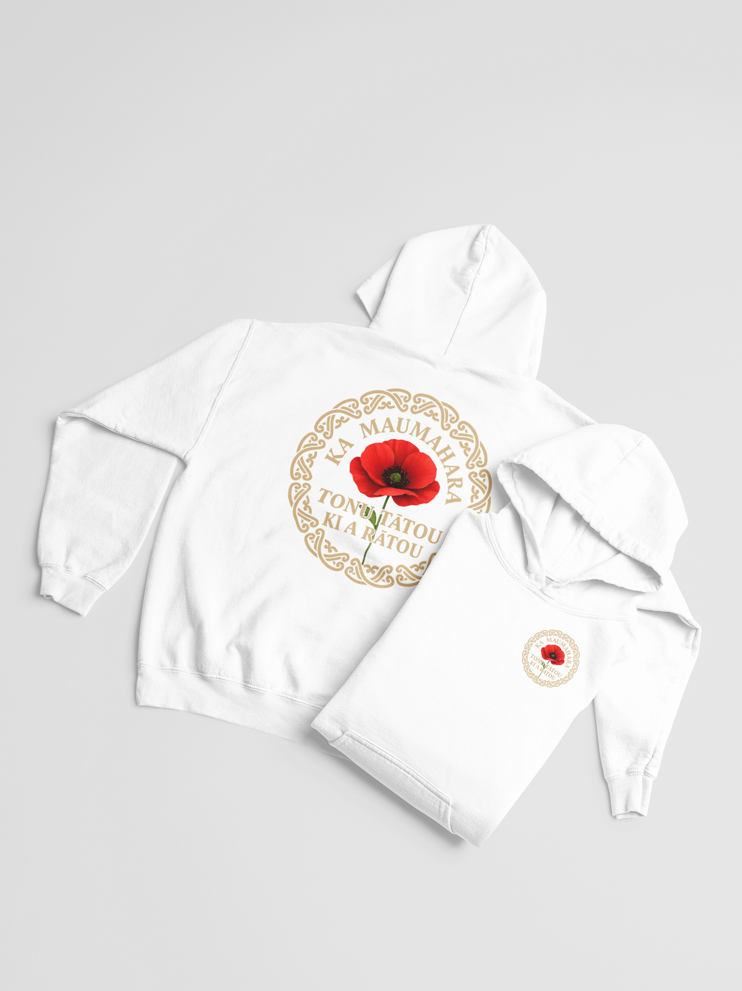 Ka maumahara tonu tātou ki a rātou- Anzac 2026 - Adult Hoodie