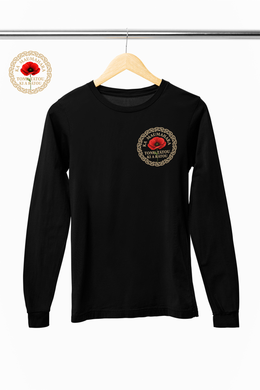 Anzac - Ka maumahara tonu tātou ki a rātou - 2026 - Adult Long Sleeve Tee