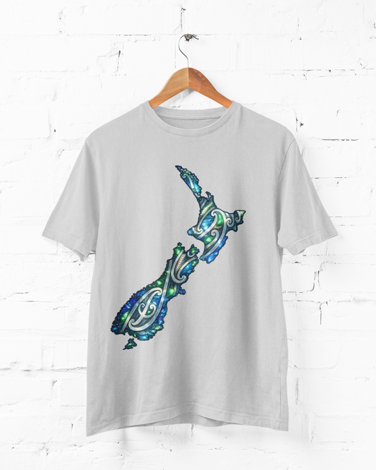 NZ MAP - ADULT TEE
