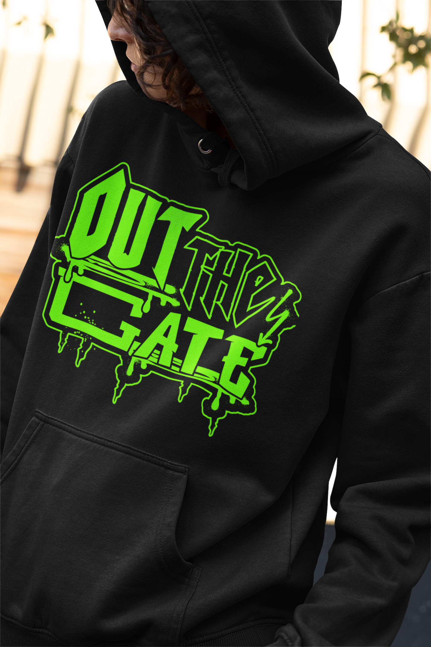 OTG STREETWEAR - GREEN - LIGHTWEIGHT HOODIE