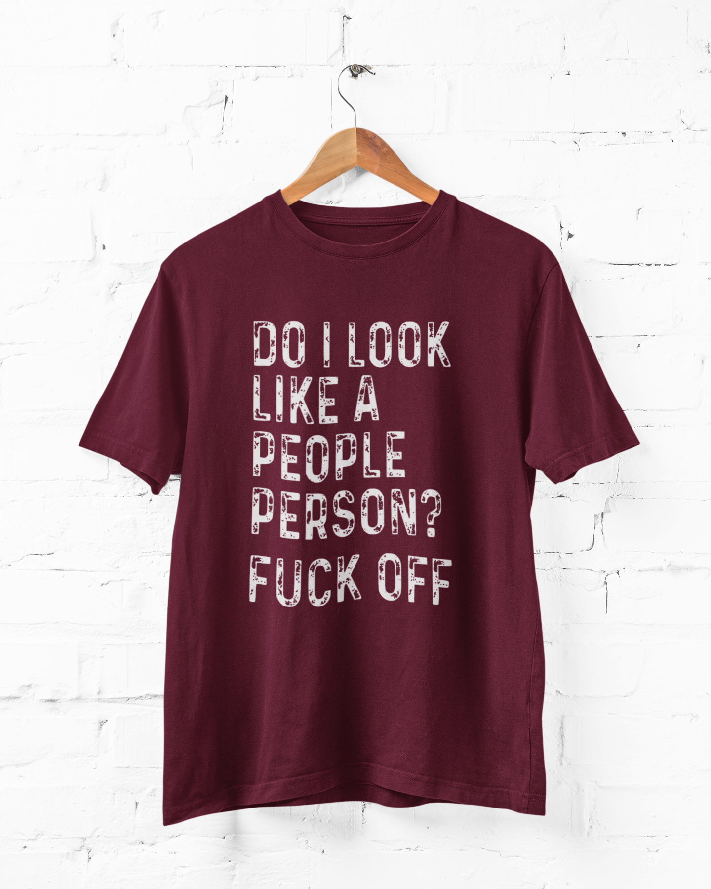 DO I LOOK LIKE A PEOPLE PERSON .....   - Adult Tee