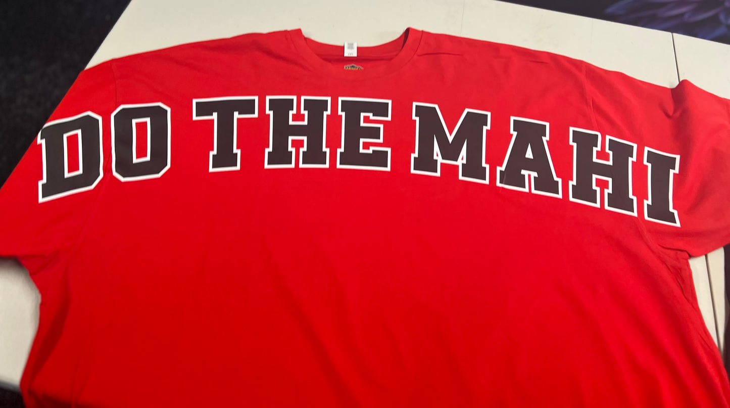 DO THE MAHI BOLD - ADULT RED TEE