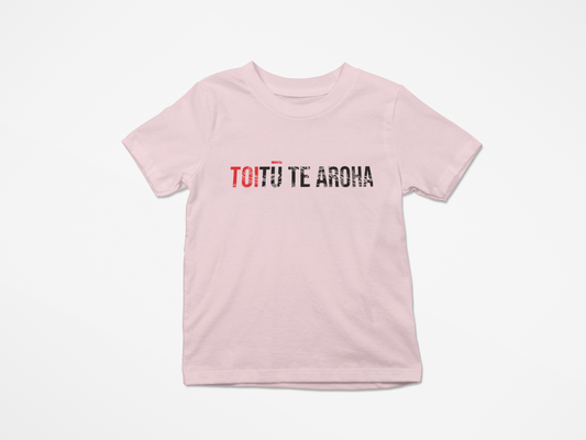 PINK T-SHIRT DAY - TOITU TE AROHA  - CHILDRENS TEE  (FUNDRAISER TEE)