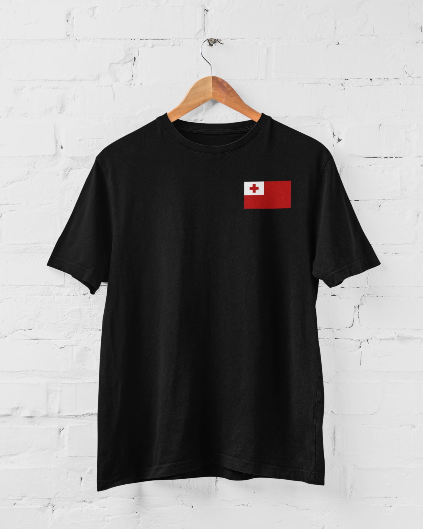TONGA FLAG - ADULT TEE