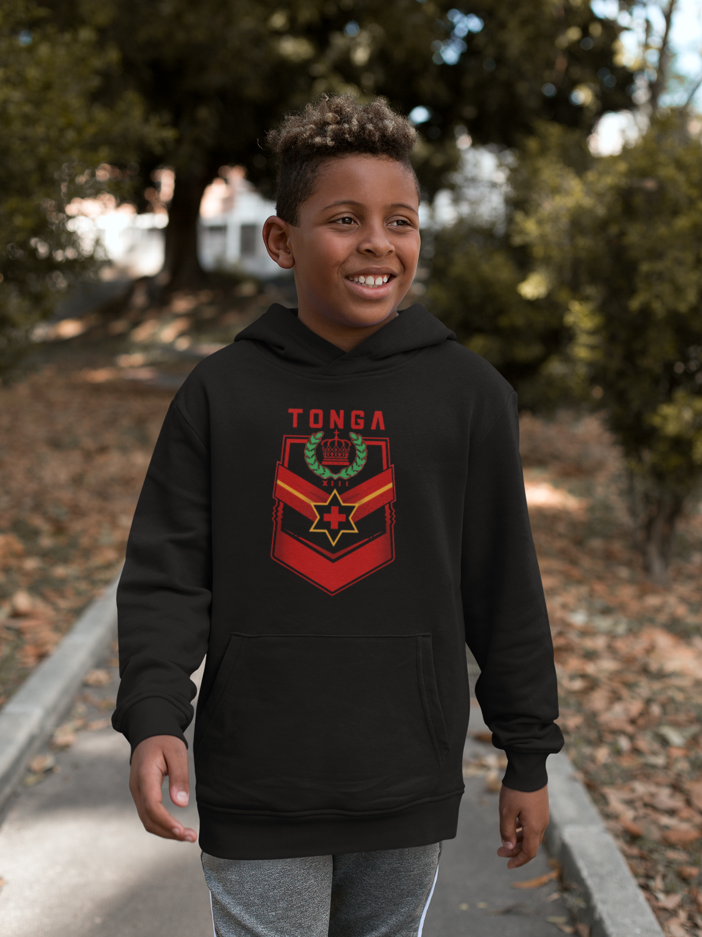 ** LIMITED EDITION ** TONGA LEAGUE CHILDRENS HOODIE