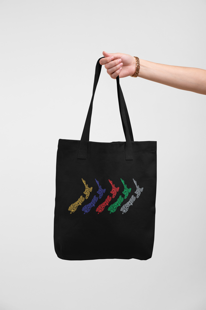 TOTE - Unique Kiwi Collect - New Zealand Map