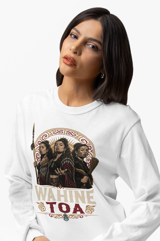 WAHINE TOA - ADULT LONG-SLEEVE TEE