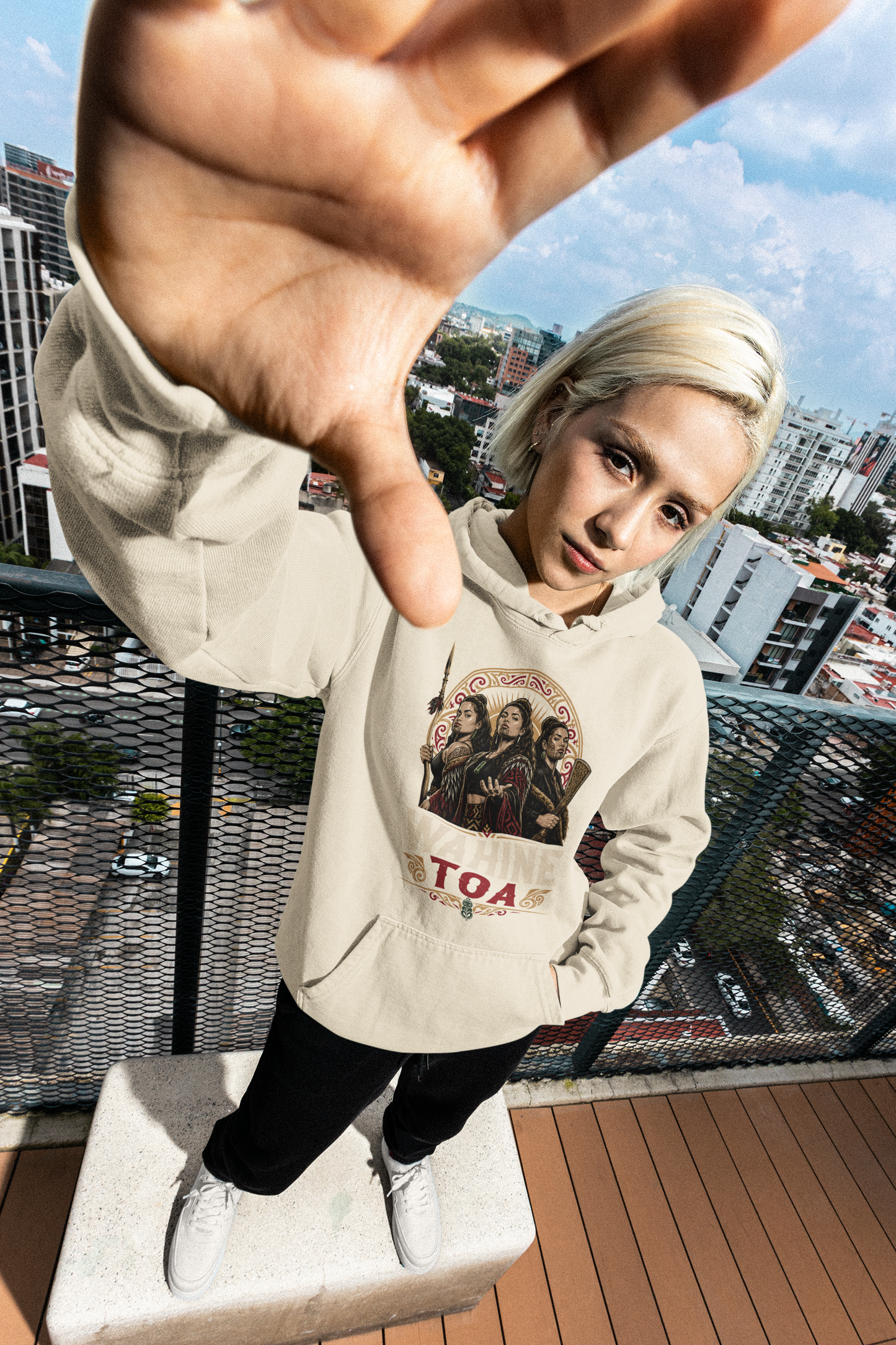 WAHINE TOA - ADULT HOODIE