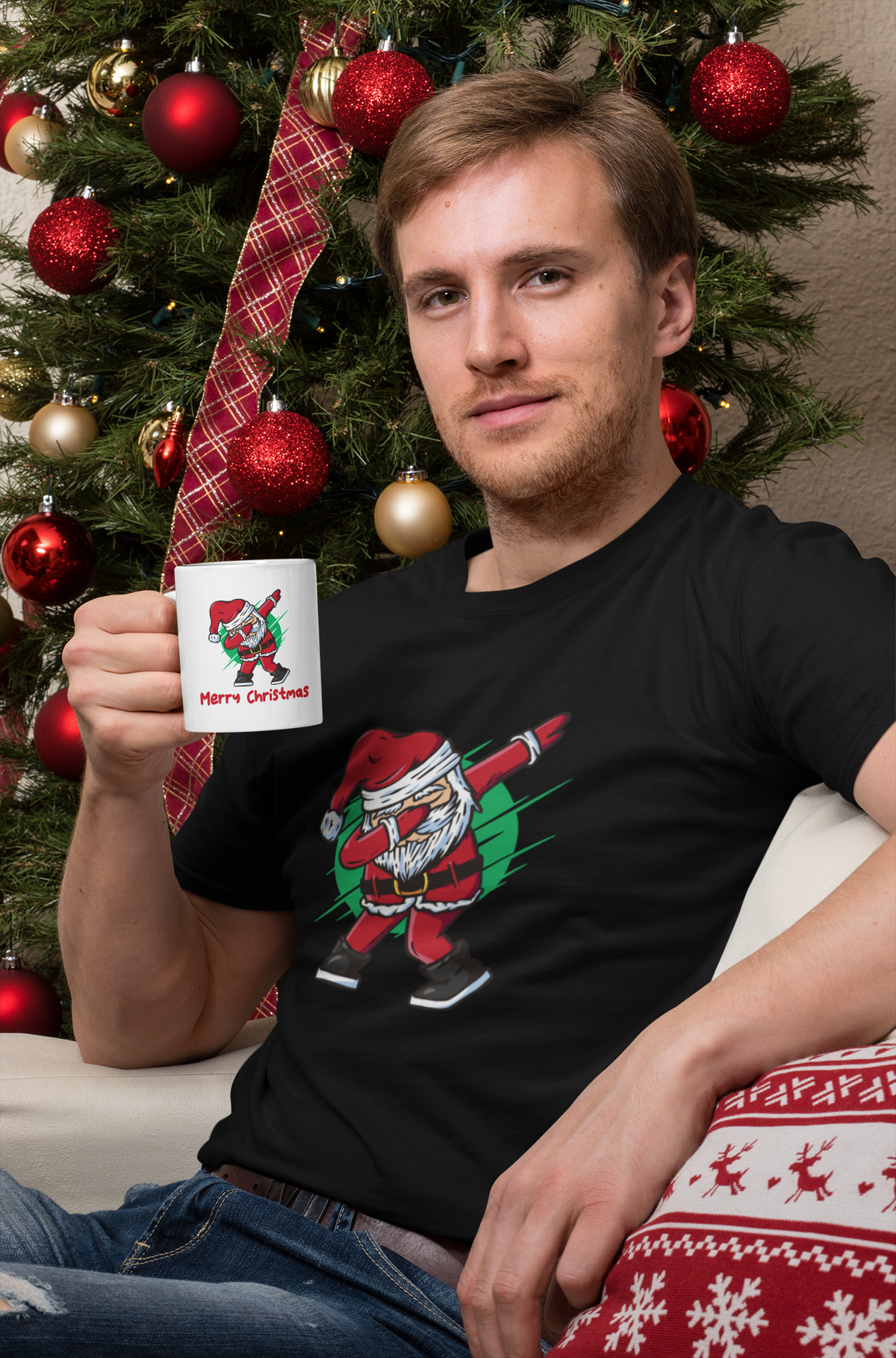 Collectors Mug - Merry Christmas - Dabbing Santa