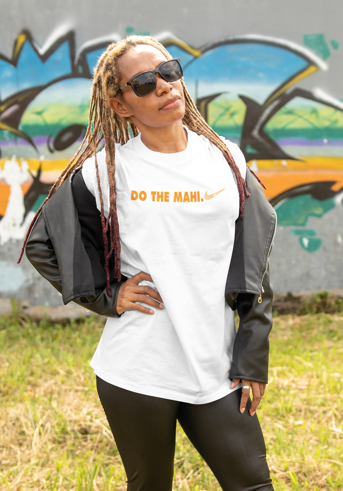 Karaka (Orange) - Do The Mahi (Side Tick) - Adult Tee