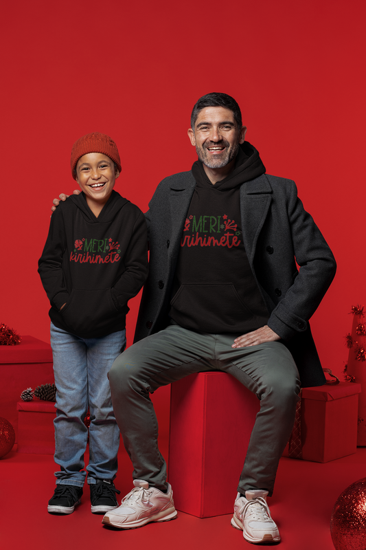 Meri Kirihimete- Kids Hoodie