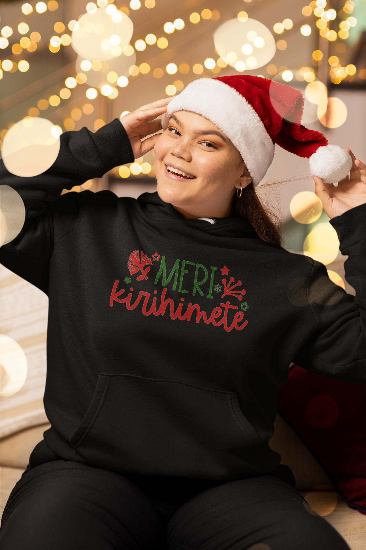Te Reo Christmas - Meri Kirihimete - Hoodie / Sweatshirt